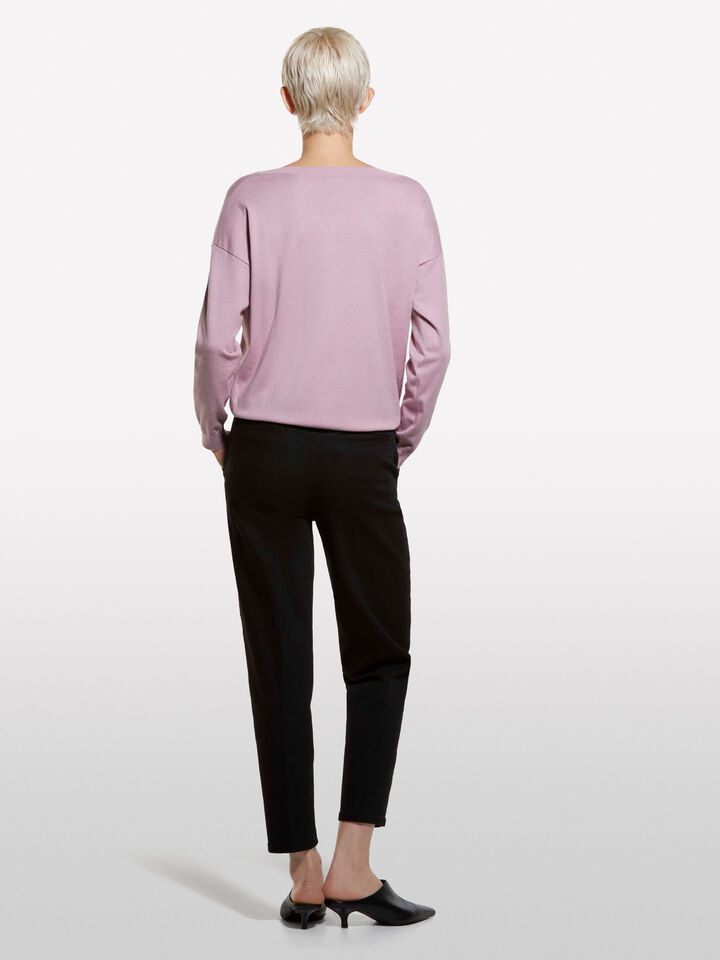 Τζιν Style 71 chino slim fit μαύρο - τζιν slim fit γυναικεία - Μαυρο | Sisley image number 2